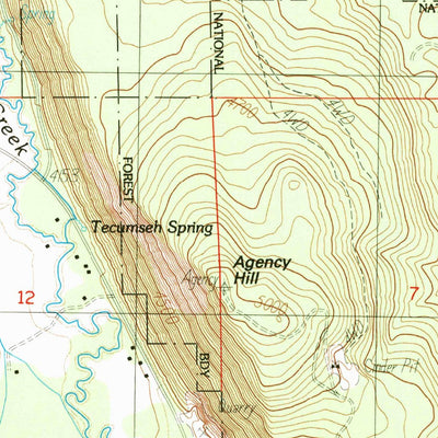 United States Geological Survey Fort Klamath, OR (1985, 24000-Scale) digital map