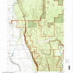 United States Geological Survey Fort Klamath, OR (1998, 24000-Scale) digital map