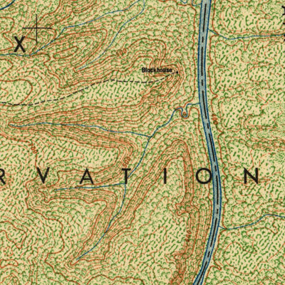 United States Geological Survey Fort Knox, KY-IN (1946, 24000-Scale) digital map
