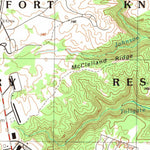 United States Geological Survey Fort Knox, KY-IN (1991, 24000-Scale) digital map