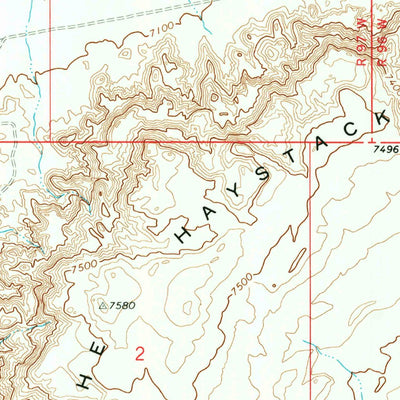 United States Geological Survey Fort La Clede NE, WY (1970, 24000-Scale) digital map