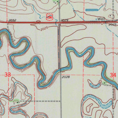 United States Geological Survey Fort Larned, KS (1970, 24000-Scale) digital map