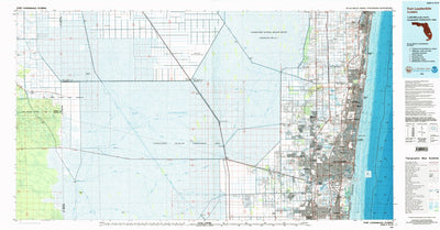 United States Geological Survey Fort Lauderdale, FL (1985, 100000-Scale) digital map