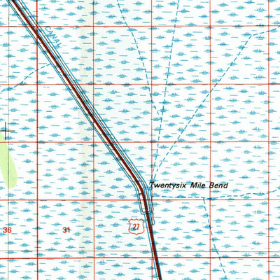 United States Geological Survey Fort Lauderdale, FL (1985, 100000-Scale) digital map