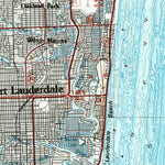 United States Geological Survey Fort Lauderdale, FL (1985, 100000-Scale) digital map