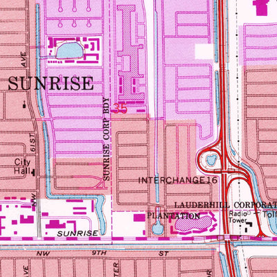 United States Geological Survey Fort Lauderdale North, FL (1962, 24000-Scale) digital map