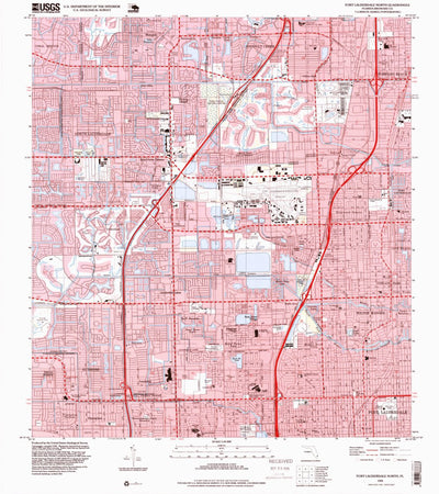United States Geological Survey Fort Lauderdale North, FL (1995, 24000-Scale) digital map