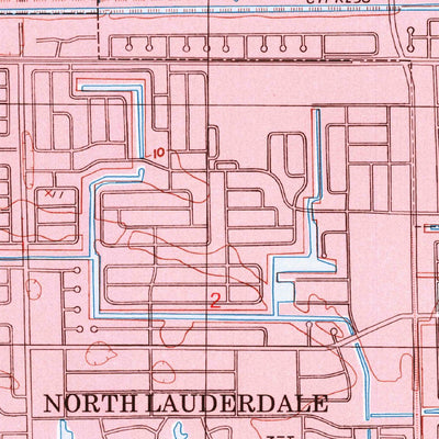 United States Geological Survey Fort Lauderdale North, FL (1995, 24000-Scale) digital map