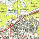 United States Geological Survey Fort Lewis, WA (1948, 24000-Scale) digital map