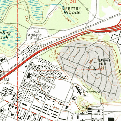 United States Geological Survey Fort Lewis, WA (1959, 24000-Scale) digital map