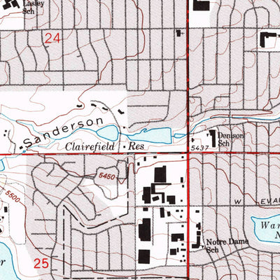 United States Geological Survey Fort Logan, CO (1965, 24000-Scale) digital map