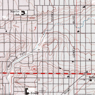 United States Geological Survey Fort Logan, CO (1965, 24000-Scale) digital map