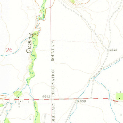 United States Geological Survey Fort Logan, MT (1971, 24000-Scale) digital map