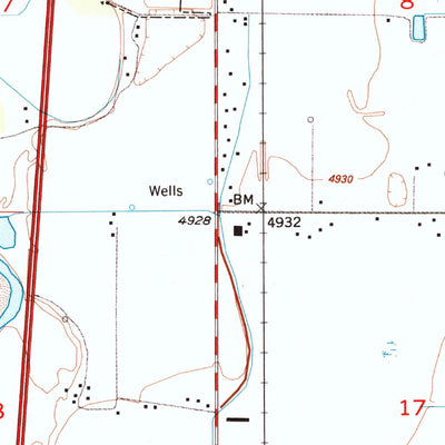 United States Geological Survey Fort Lupton, CO (1949, 24000-Scale) digital map