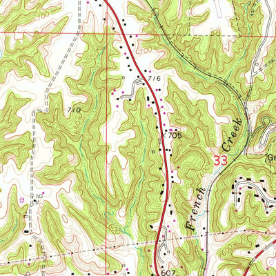 United States Geological Survey Fort Madison, IA-IL (1964, 24000-Scale) digital map
