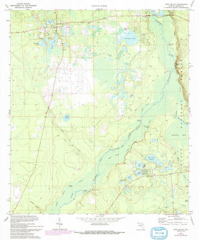 United States Geological Survey Fort Mccoy, FL (1970, 24000-Scale) digital map