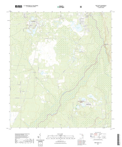 United States Geological Survey Fort McCoy, FL (2021, 24000-Scale) digital map