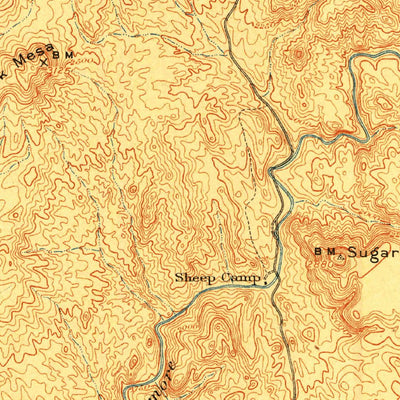 United States Geological Survey Fort Mcdowell, AZ (1906, 62500-Scale) digital map