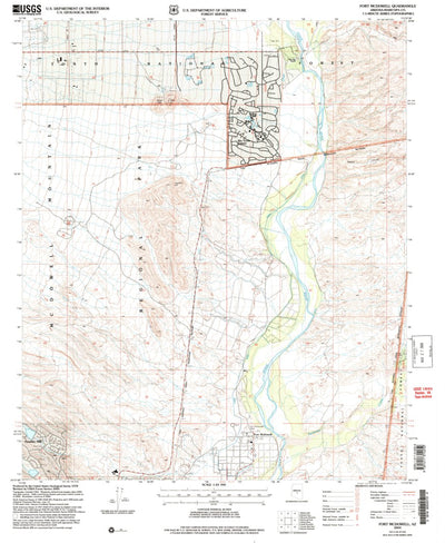 United States Geological Survey Fort Mcdowell, AZ (2004, 24000-Scale) digital map