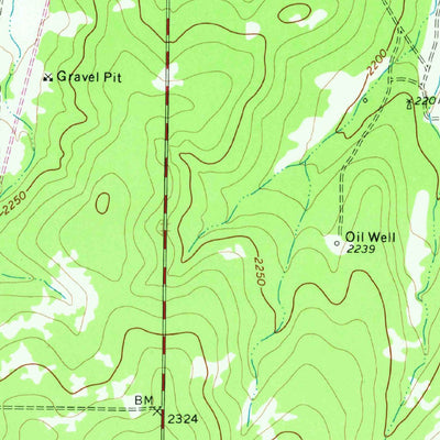 United States Geological Survey Fort Mckavett NE, TX (1970, 24000-Scale) digital map