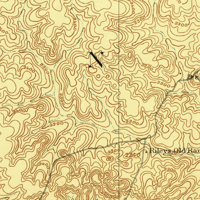 United States Geological Survey Fort Mckavett, TX (1893, 125000-Scale) digital map