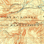 United States Geological Survey Fort Mckinney, WY (1903, 125000-Scale) digital map