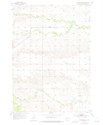 United States Geological Survey Fort Meade NE, SD (1953, 24000-Scale) digital map