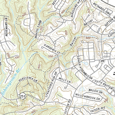 United States Geological Survey Fort Mill, SC (2020, 24000-Scale) digital map