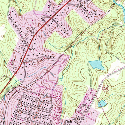 United States Geological Survey Fort Mill, SC-NC (1993, 24000-Scale) digital map