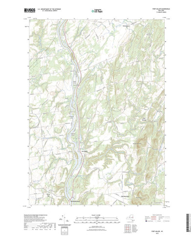 United States Geological Survey Fort Miller, NY (2023, 24000-Scale) digital map