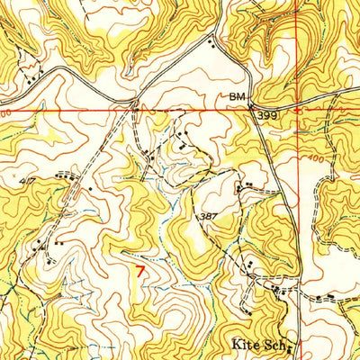 United States Geological Survey Fort Mitchell, AL-GA (1949, 24000-Scale) digital map