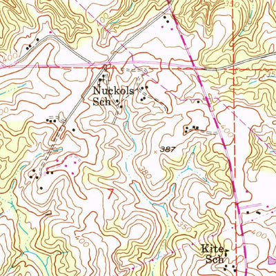 United States Geological Survey Fort Mitchell, AL-GA (1955, 24000-Scale) digital map