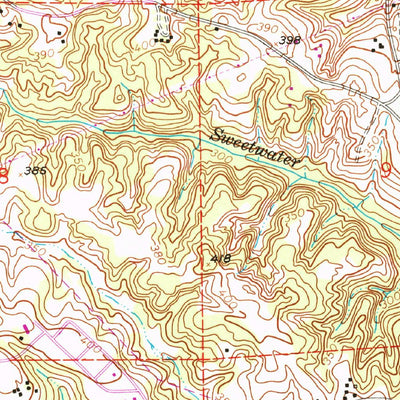 United States Geological Survey Fort Mitchell, AL-GA (1955, 24000-Scale) digital map