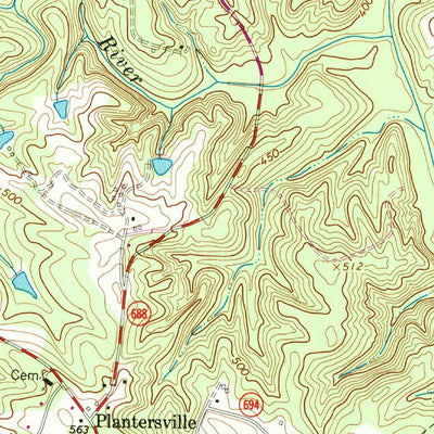 United States Geological Survey Fort Mitchell, VA (1966, 24000-Scale) digital map