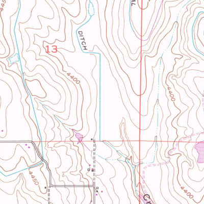 United States Geological Survey Fort Morgan, CO (1971, 24000-Scale) digital map
