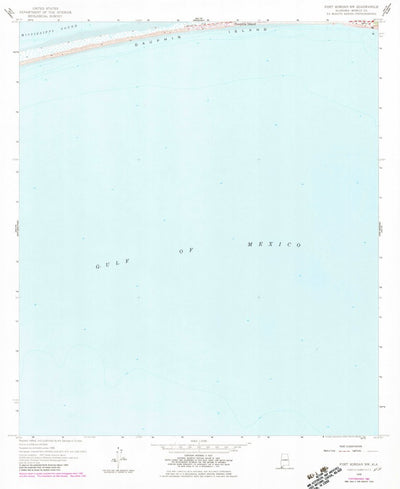 United States Geological Survey Fort Morgan NW, AL (1958, 24000-Scale) digital map