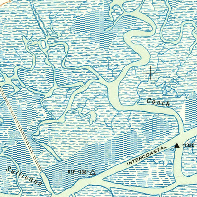 United States Geological Survey Fort Moultrie, SC (1943, 24000-Scale) digital map