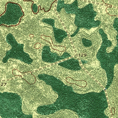 United States Geological Survey Fort Mudge, GA (1967, 24000-Scale) digital map