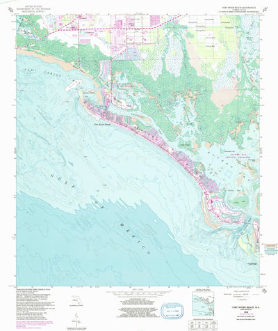 United States Geological Survey Fort Myers Beach, FL (1958, 24000-Scale) digital map