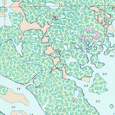 United States Geological Survey Fort Myers Beach, FL (1958, 24000-Scale) digital map