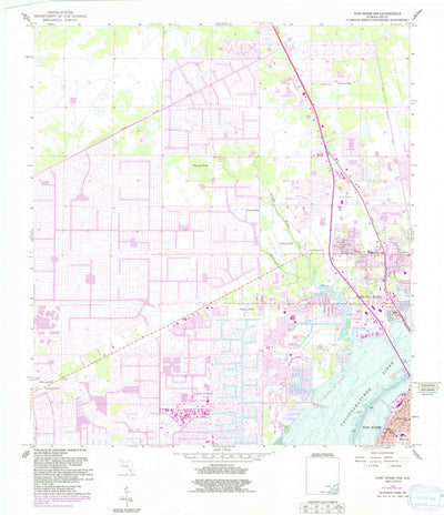 United States Geological Survey Fort Myers NW, FL (1958, 24000-Scale) digital map
