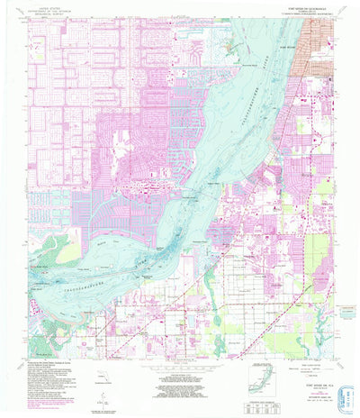 United States Geological Survey Fort Myers SW, FL (1958, 24000-Scale) digital map