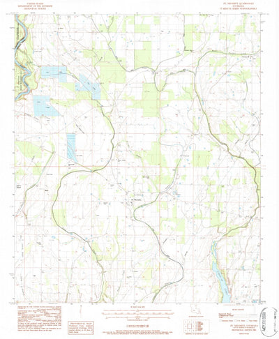 United States Geological Survey Fort Necessity, LA (1983, 24000-Scale) digital map