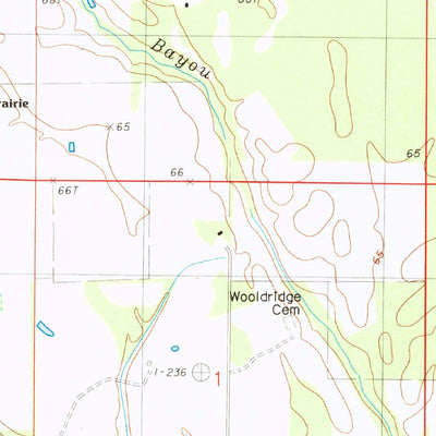 United States Geological Survey Fort Necessity, LA (1983, 24000-Scale) digital map