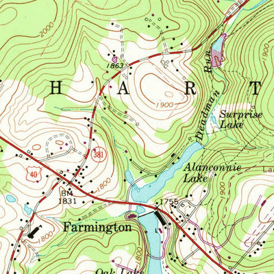 United States Geological Survey Fort Necessity, PA (1964, 24000-Scale) digital map