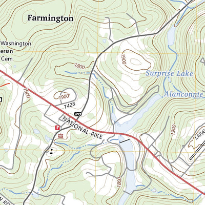 United States Geological Survey Fort Necessity, PA (2023, 24000-Scale) digital map