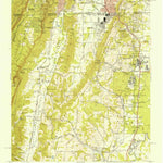 United States Geological Survey Fort Oglethorpe, GA-TN (1942, 24000-Scale) digital map