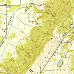 United States Geological Survey Fort Oglethorpe, GA-TN (1942, 24000-Scale) digital map