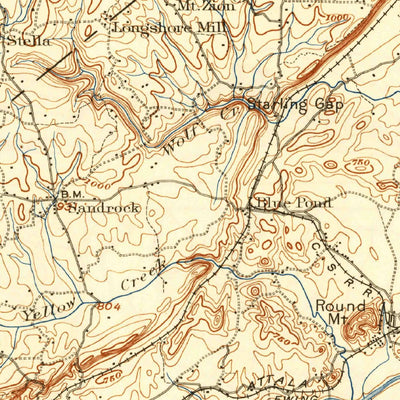 United States Geological Survey Fort Payne, AL-GA (1900, 125000-Scale) digital map