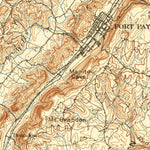 United States Geological Survey Fort Payne, AL-GA (1900, 125000-Scale) digital map